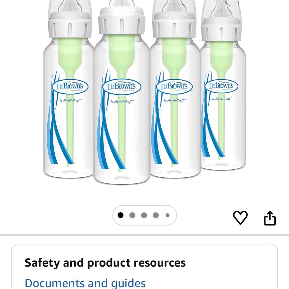 Dr. Brown's Baby Bottles - Green